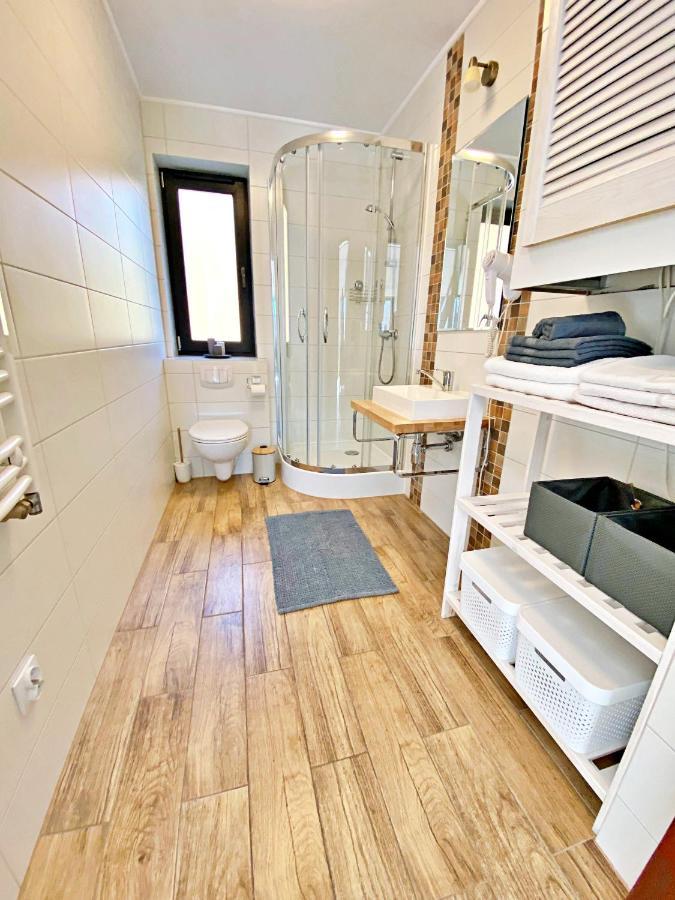 Apartament Skandynawski 2-Poziomowy Sauna Jacuzzi ชเจอร์ค ภายนอก รูปภาพ