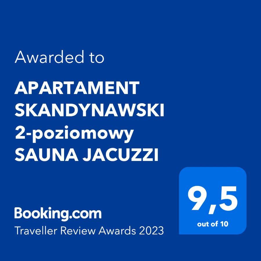 Apartament Skandynawski 2-Poziomowy Sauna Jacuzzi ชเจอร์ค ภายนอก รูปภาพ